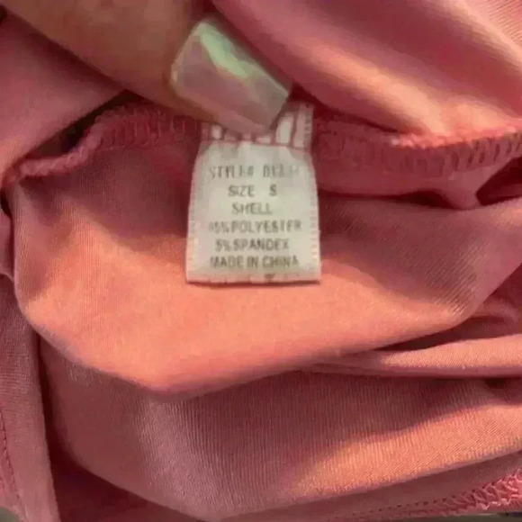 Fashion Nova Long Sleeve Bodycon Dress Size Small Pink - Picture 6 of 6